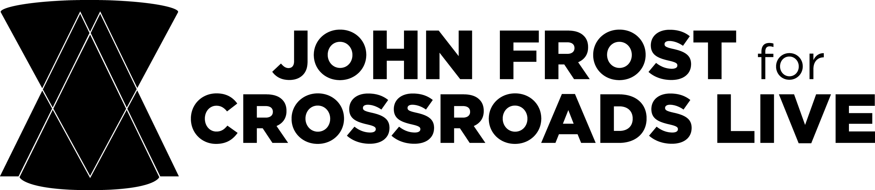 John Frost for Crossroads Live Logo