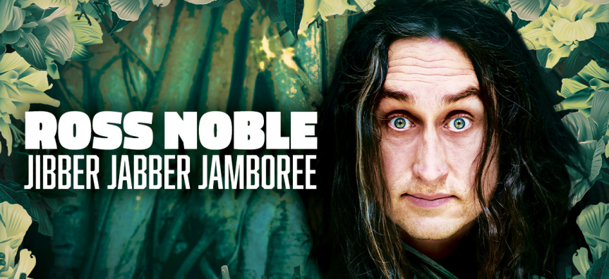 Ross Noble looking at the camera