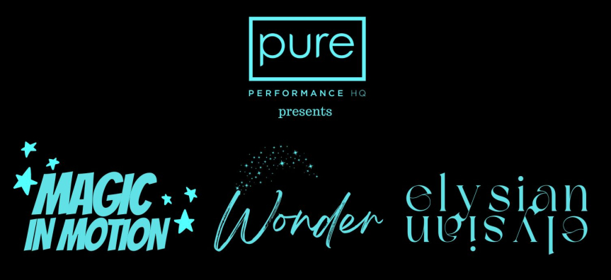 Pure Performance logo on a black background